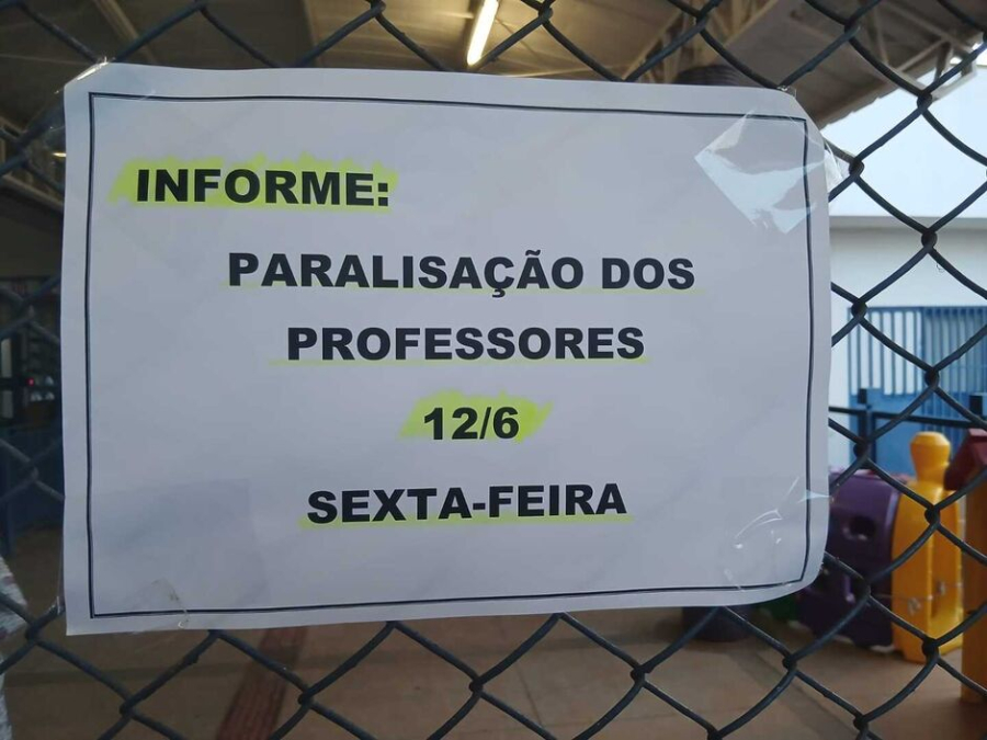 Professores iniciam paralisação e escolas amanhecem fechadas nesta sexta-feira em Campo Grande