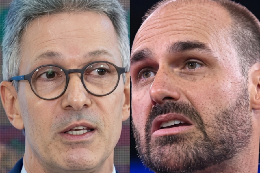 ZEMA TENTA USURPAR ESPAÇO DE FLÁVIO BOLSONARO E EDUARDO COBRA ROMPIMENTO COM O NOVO