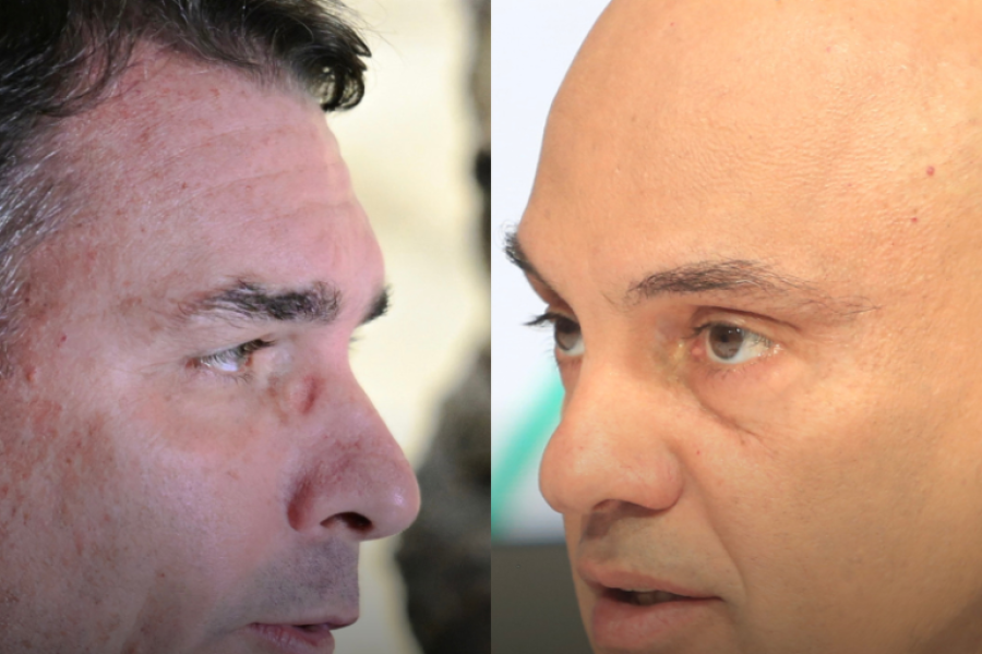 MORAES NEGA PEDIDO DE FLÁVIO BOLSONARO PARA PARTICIPAR DE DILIGÊNCIAS EM INQUÉRITO NO STF