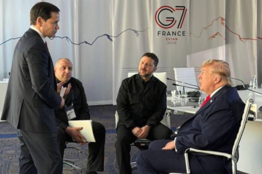 ZELENSKY DIVULGA FOTO COM TRUMP E RUBIO E DESTACA: “SEMPRE É IMPORTANTE COORDENAR POSIÇÕES”