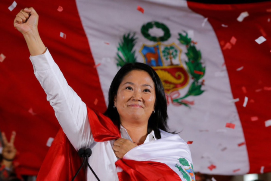 COM MAIS DE 99% DAS ATAS APURADAS, KEIKO FUJIMORI É ELEITA PRESIDENTE DO PERU