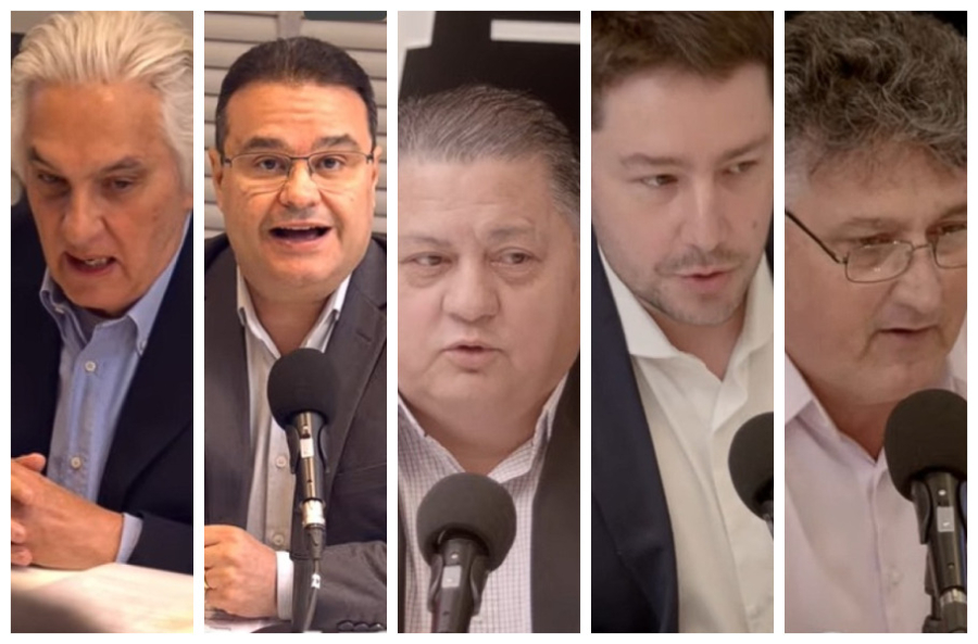Candidatos atacam “gestão de 12 anos” e auxílio alimentação de 100 a PM em 2º debate