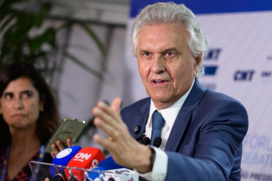 Em propaganda eleitoral, Caiado critica PT e diz que enfrentará violência.