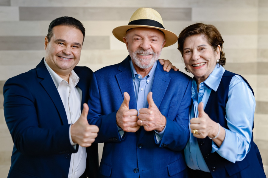 Presidente Lula menciona e enfatiza o nome do seu candidato, Fábio Trad em Mato Grosso do Sul.