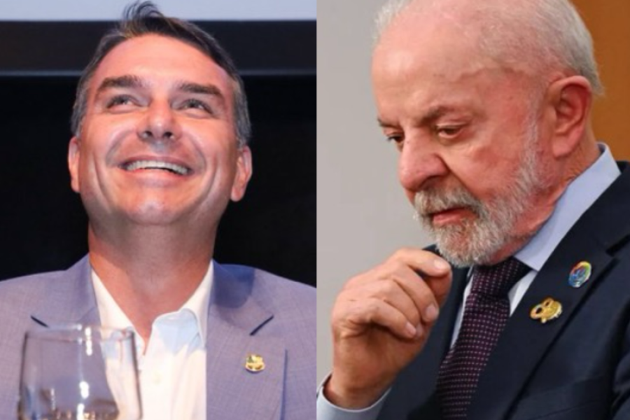 FLÁVIO BOLSONARO CRESCE E ASSUME VANTAGEM NUMÉRICA SOBRE LULA, APONTA PESQUISA PALVER