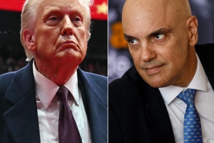 EM CARTA, TRUMP DIZ QUE APOIA O SISTEMA ELEITORAL BRASILEIRO, MAS PEDE SANÇÕES CONTRA MORAES, CV E PCC