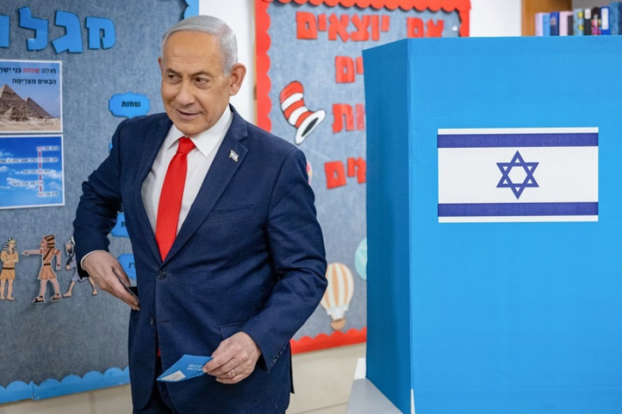 NETANYAHU LIDERA APURAÇÃO E DIREITA AVANÇA NAS ELEIÇÕES DE ISRAEL